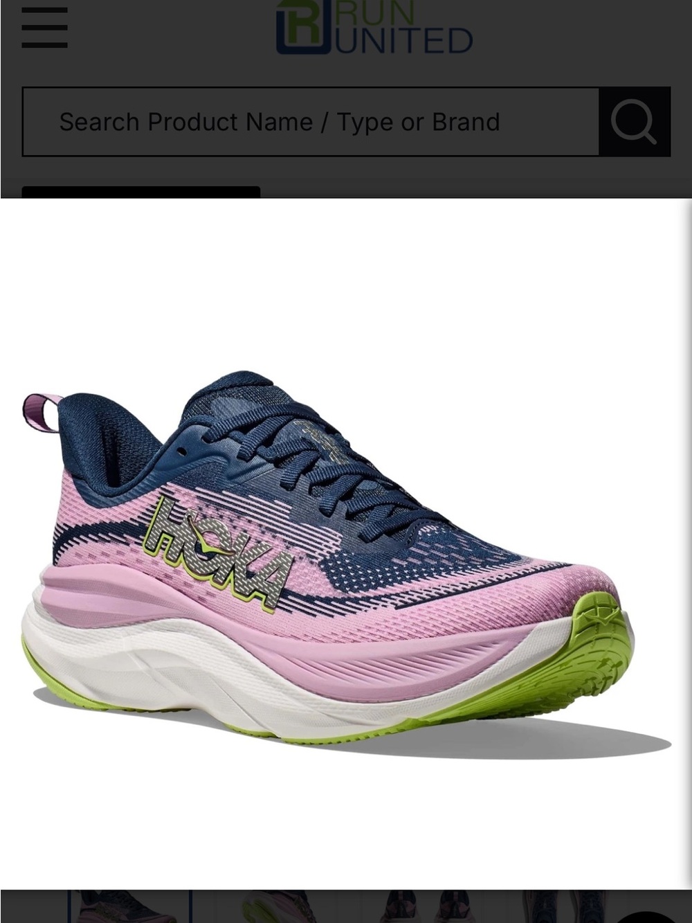 HOKA Skyflow Women's Pink & Navy Running Shoe